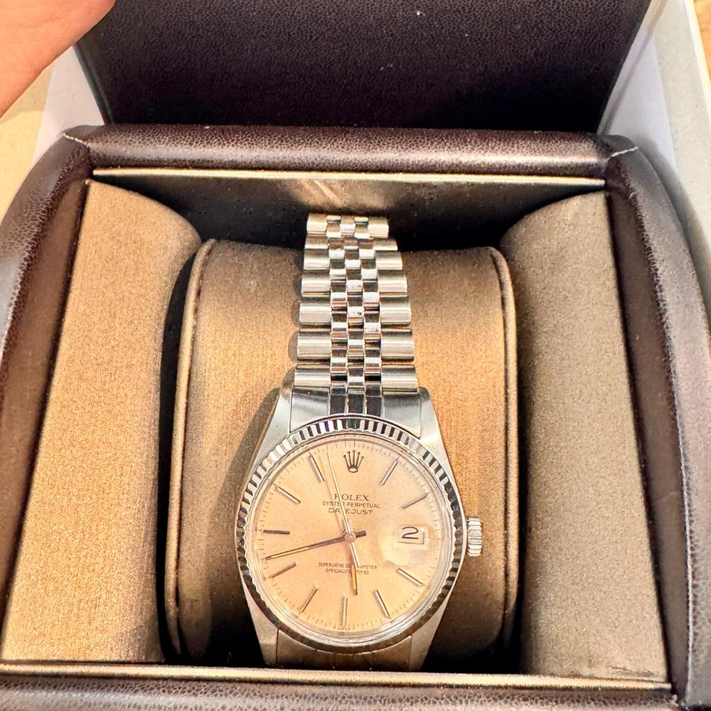 Rolex Silver and Gold Classic Watch
